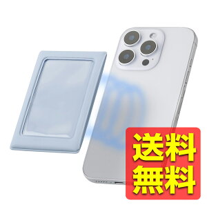 �`�F�L�p�A�N�Z�T�� �t�H�g�t���[�� �`�F�L���[ �}�O�l�b�g�z���� Magsafe�Ή� �ȒP���E �Ղ�����t�H���� �����h�~�t���b�v�J�o�[ �u���[ IC-PCMGBU / ELECOM �G���R�� �y���������z