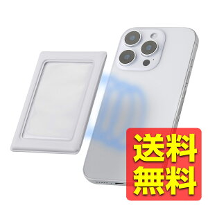 �`�F�L�p�A�N�Z�T�� �t�H�g�t���[�� �`�F�L���[ �}�O�l�b�g�z���� Magsafe�Ή� �ȒP���E �Ղ�����t�H���� �����h�~�t���b�v�J�o�[ �z���C�g IC-PCMGWH / ELECOM �G���R�� �y���������z