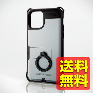 iPhone 11 Pro �P�[�X ZEROSHOCK �Ռ��z�� [�������̏Ռ�����{�̂����] �����O �V���o�[ �[���V���b�N PM-A19BZERORSV / ELECOM �G���R�� �y���������z