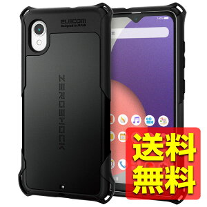 Galaxy A22 5G ケース カバー 耐衝撃 ZEROSHOCK ゼロショック ストラップホール付 ブラック PM-G217ZEROBK / ELECOM 【送料無料】
