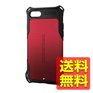 iPhoneSE3 / SE2 iPhoneSE ��3���� ��2���� / iPhone8 iPhone7 �P�[�X �J�o�[ ZEROSHOCK �[���V���b�N �ϏՌ� �t�B�����t�� �X�g���b�v�z�[���t ���b�h PM-A19AZERORD / ELECOM �y���������z