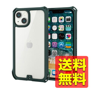 iPhone 13 / iPhone 14 2 nCubhP[X ϏՌ ZEROSHOCK t[J[ J[L P[X Jo[ [VbN Xgbvz[t PM-A21BZEROFCKH / ELECOM yz