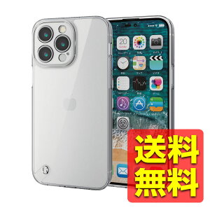 iPhone 14 Pro Max �p �P�[�X �n�C�u���b�h �J�o�[ �Ռ��z�� �J���������Y�ی�݌v �X�g���b�v�z�[���t ������ �Ɍ��ی� �N���A �A�C�t�H�� �A�C�z�� PM-A22DHVCKKCR / ELECOM �G���R�� �y���������z