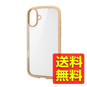 iPhone 16 Plus �P�[�X �n�C�u���b�h �Ռ��z�� �y�� ���^ �J��������ی� �X�g���b�v�z�[���t �d�x5H TOUGH SLIM LITE �J�t�F�I�� �A�C�t�H�� �A�C�z�� PM-A24BTSLFCBE / ELECOM �G���R�� �y���������z