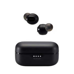 ���C�����X�C���z�� bluetooth AAC�Ή� Bluetooth5.3 �A���Đ�5���� ��x�� �u���b�N LBT-TWS16BK / ELECOM �G���R�� �y���������z