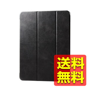 13�C���` iPad Air ( M2 ) �p �P�[�X ���U�[ �J�o�[ �蒠�^ �X���[�v�Ή� �}�O�l�b�g �t���b�v 2�A���O�� �X�^���h�@�\ �w�ʃN���A �y�� �����^ �u���b�N TB-A24XWVBK / ELECOM �G���R�� �y���������z