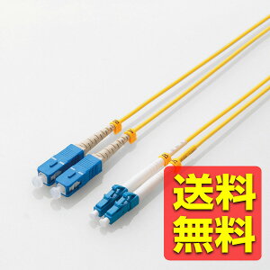 �G���R�� ���t�@�C�o�[�P�[�u�� �V���O�����[�h LC-SC 1m OC-LCSC1/1 / ELECOM �G���R�� �y���������z