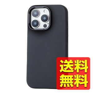 iPhone 16 Pro �P�[�X �n�C�u���b�h �V���R�� �J���������Y�ی�݌v ���͋z�����C�����X�[�d�Ή� �X�^���h�@�\�t �A���`�_�X�g�R�[�g �u���b�N �A�C�t�H�� �A�C�z���v�� PM-A24CHVSCSTBK / ELECOM �G��