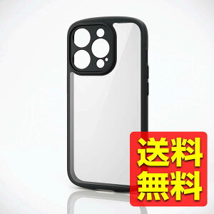 iPhone 15 Pro p P[X nCubh Jo[ ϏՌ y ^ JYی݌v Xgbvz[t wʃNA TOUGH SLIM LITE  ubN PMCA23CTSLFCKBK / ELECOM GR yz