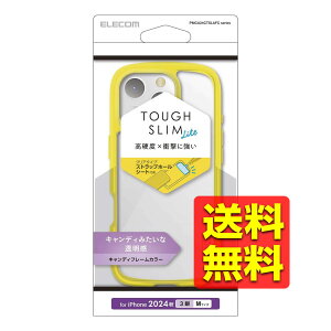 iPhone 16 Pro/nCubhP[X/TOUGH SLIM LITE/LfBt[J[/wʃNA/XgbvV[gt/NACG[ PMCA24CTSLAFCYL / ELECOM GR yz