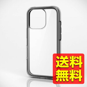 iPhone 16 Pro P[X nCubh Jo[ Ռz y JYی݌v MUBRAIN ubN×NA PM-A24CHVAIR2BK / ELECOM GR yz