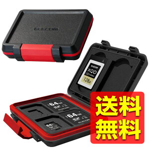 GR J[hP[X SD4 MicroSD4[ XQD2[ ϏՌ ubN tbV tbVXg[WP[X tbV tbVXg[WP[X CMC-SDCHD02BK / ELECOM 
