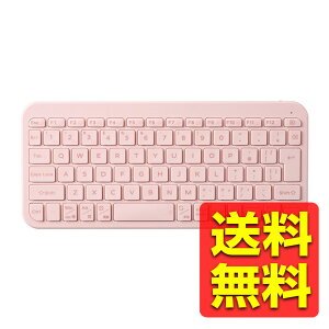 ワイヤレス キーボード Bluetooth 無線 パンタグラフ テンキーレス コンパクト 薄型 軽量 電池式 マルチペアリング(3台) 日本語配列 Slint ピンク TK-TM10BPPN / ELECOM エレコム 【送料無料】