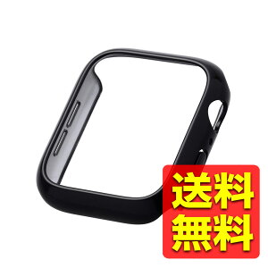 AbvEHb` Jo[ Apple Watch SE ( 2 / 1 ) / Series 6 / 5 / 4 [ 44mm ] op[ n[h ʕی ^bN ubN AW-23DBPPMBK / ELECOM GR yz