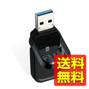 USB������ USB3.1(Gen1) �t���b�v�L���b�v�� 32GB 1�N�ۏ� �Ў�Ŕ��������ł��� �z���C�g MF-FCU3032GBK / ELECOM �G���R�� �y���������z