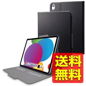 iPad 10.9C` 10 ( 2022 ) p P[X \tgU[ Jo[ 蒠^ X[vΉ }Olbg tbv t[AO J[h|Pbgt ubN ACpbh TB-A22RWVFUBK / ELECOM GR y