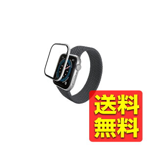 AbvEHb` KX tB y Apple Watch SE 2 / SE / Series 6 40mm Ή z Sʕی \ʍdx10H  t[t wh~ Vo[ X}[gEHb` AW-23EFLGFALSV / ELECOM GR y