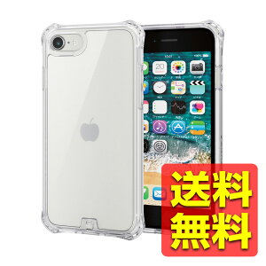 iPhone SE (��2����/��3����) / 8 / 7 �p �P�[�X �ϏՌ� �p�G�A�N�b�V���� ���ϖh�~ ZEROSHOCK �N���A PM-A22SZEROT2CR / ELECOM �G���R�� �y���������z