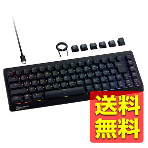 ���s�b�h�g���K�[ �Q�[�~���O�L�[�{�[�h V custom VK600A �L�� ���E�� ���C���A�i���O���m�X�C�b�`���� �e���L�[���X 65���T�C�Y �u���b�N TK-VK600ABK / ELECOM �G���R�� �y���������z