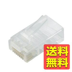 RJ45�R�l�N�^ Cat5e�Ή� �P���d�l �ߐ܂�h�~�R�l�N�^ 10���� LD-RJ45T10/T / ELECOM �G���R�� �y���������z
