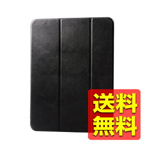 13�C���` iPad Pro ( M5 / M4 ) �p �P�[�X ���U�[ �J�o�[ �蒠�^ �X���[�v�Ή� �}�O�l�b�g �t���b�v 2�A���O�� �X�^���h�@�\ �w�ʃN���A �y�� �����^ �u���b�N TB-A24PLWVBK / ELECOM �G���R�� �y��������