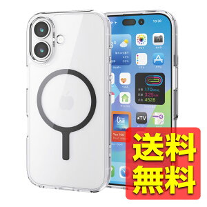 iPhone 17 �P�[�X �n�C�u���b�h �Ռ��z�� MAGKEEP ���͋z�����C�����X�[�d�Ή� �u���b�N �A�C�t�H��17 �A�C�t�H��17 PM-A25AMAG02BK / ELECOM �G���R�� �y���������z