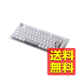 �Q�[�~���O�L�[�{�[�h �L�� / ���� / Bluetooth ���j�A �Ԏ� ���J�j�J�� �L�[�{�[�h 75%�T�C�Y ���{��z�� RGB ���E���P�[�u�� �e���L�[���X V custom �z���C�g TK-VK520LWH / ELECOM �G���R�� �y���������z