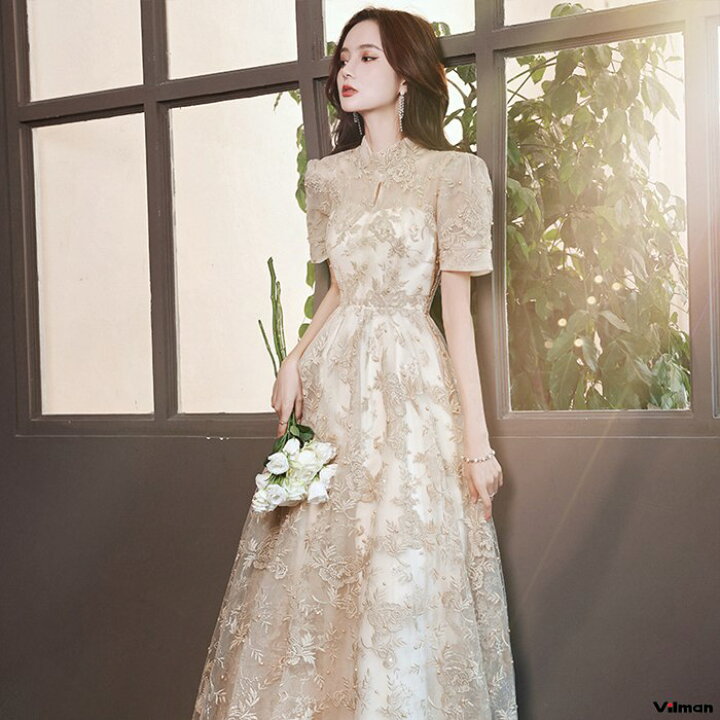 楽天市場】パーティードレス お呼ばれ ドレス 演奏会 ブライズメイド  