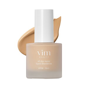 ���������}���\������I�|�C���g5�{�yvim BEAUTY �����zall day moist liquid foundation SPF30 PA++ 30mL ���L�b�h�t�@���f ����ɂ��� ���ɋ��� �e�J��Ȃ� �}�X�N�ɂ��Ȃ� �f���� �}������ ���L�b�h�t�@