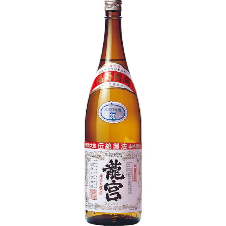 楽天市場】【取り寄せ商品】龍宮 かめ仕込 30度 黒糖焼酎 1800ml 富田 