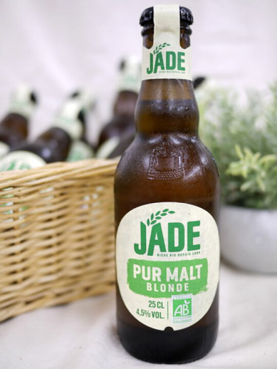 ジェード オーガニック アンバー × 本州のみ ケース販売 ビール 250ml 瓶 送料無料 24本 NB フランス