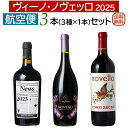 【予約販売】航空便！ヴィーノ・ノヴェッロ 2025 3本セット早期ご予約特典ポイント4倍(8/31まで)10月30日解禁！【送料無料】【新酒ワイン】【赤ワインセット】