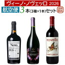 航空便！ヴィーノ・ノヴェッロ 2026 3本セット10月30日解禁！【送料無料】【新酒ワイン】【赤ワインセット】