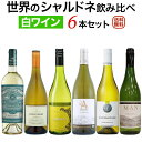 世界のシャルドネ飲み比べ6本セット【送料無料】【白ワインセット】【辛口】