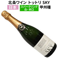 【日本】【スパークリングワイン】北条ワイン トットリ スカイ SKY NV［辛口］