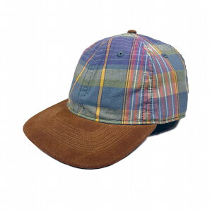 WFCN[ J.Crew Y Men's J.Crew `FbN×XG[h Lbv Plaid Baseball Cap with Suede Brim oeBbNER[XgE}hXEu[