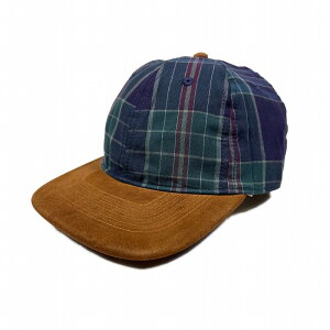WFCN[ J.Crew Y Men's J.Crew `FbN×XG[h Lbv Plaid Baseball Cap with Suede Brim I[VE}hXEu[Ebh