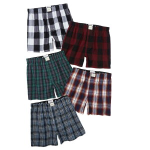 �A�����J���C�[�O�� AMERICAN EAGLE �����Y Men's �g�����N�X ���� 5���Z�b�g AEO Plaid Stretch Boxer Short 5-Pack �`�F�b�N�� �}���`�J���[