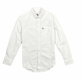 アメリカンイーグル AMERICAN EAGLE メンズ Men's スリムフィット 長袖 オックスフォード シャツ AE Slim Fit Oxford Button-Up Shirt ホワイト White