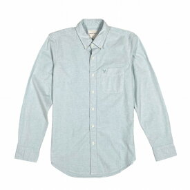 アメリカンイーグル AMERICAN EAGLE メンズ Men's スリムフィット 長袖 オックスフォード シャツ AE Slim Fit Oxford Button-Up Shirt ミント Mint