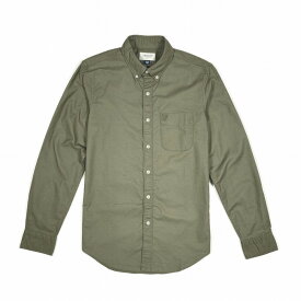 アメリカンイーグル AMERICAN EAGLE メンズ Men's スリムフィット 長袖 オックスフォード シャツ AE Slim Fit Oxford Button Up Shirt グリーンオリーブ