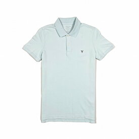 アメリカンイーグル AMERICAN EAGLE メンズ Men's スリムフィット ポロシャツ AE Slim Flex Polo Shirt スカイブルー