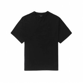 アメリカンイーグル AMERICAN EAGLE メンズ Men's 半袖 Tシャツ オーバーサイズフィット AE Oversized Crew Neck T-Shirt アイコン ワンポイント ブラック Black