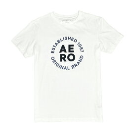 エアロポステール AEROPOSTALE メンズ Men's 半袖 Tシャツ Stacked Aero Circle Graphic Tee