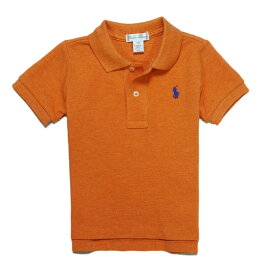 ラルフローレン RALPH LAUREN ベビー 男の子 ポロシャツ Cotton Mesh Polo Shirt トゥルー オレンジ ヘザー True Orange Heather