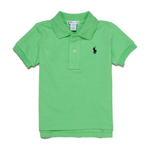 �����t���[���� RALPH LAUREN �x�r�[ �j�̎q ���� �|���V���c Cotton Mesh Polo Shirt �j���[���C�� New Lime