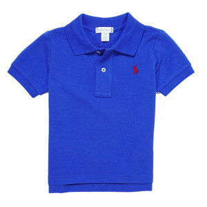 �����t���[���� RALPH LAUREN �x�r�[ �j�̎q ���� �|���V���c Cotton Mesh Polo Shirt �j���[�A�C���X New Iris