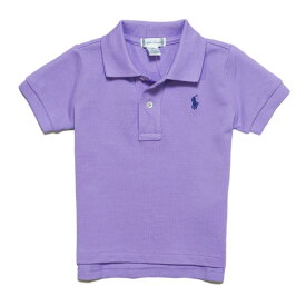 ラルフローレン RALPH LAUREN ベビー 男の子 ポロシャツ Cotton Mesh Polo Shirt パウダー パープル Powder Purple