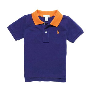 �����t���[���� RALPH LAUREN �x�r�[ �j�̎q ���� �|���V���c Cotton Mesh Polo Shirt �l�C�r�[ Boathouse Navy