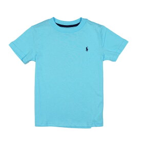 ポロ ラルフローレン POLO RALPH LAUREN ボーイズ Boys 半袖 Tシャツ Cotton Jersey Crewneck T-Shirt ハモンド ブルー Hammond Blue